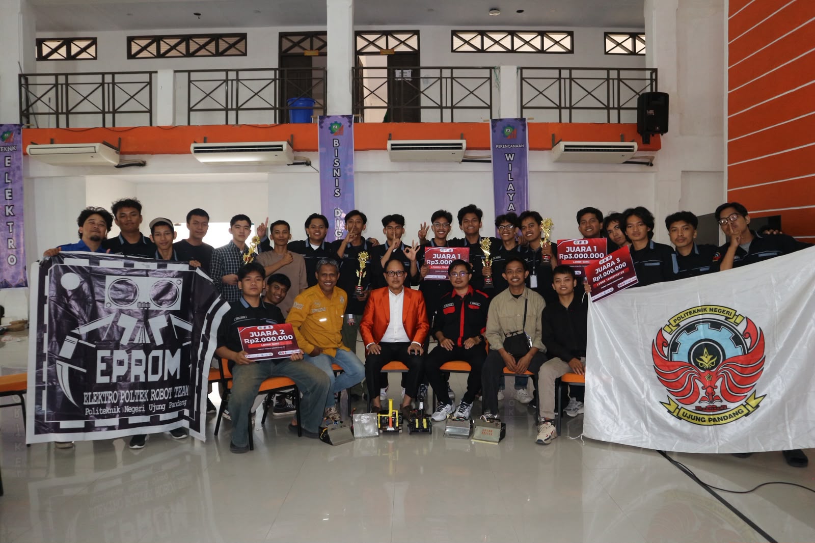 Robotics Technology Competition EPROM PNUP Borong Empat Podium di Habibie Robot Competition #2 2026 ...